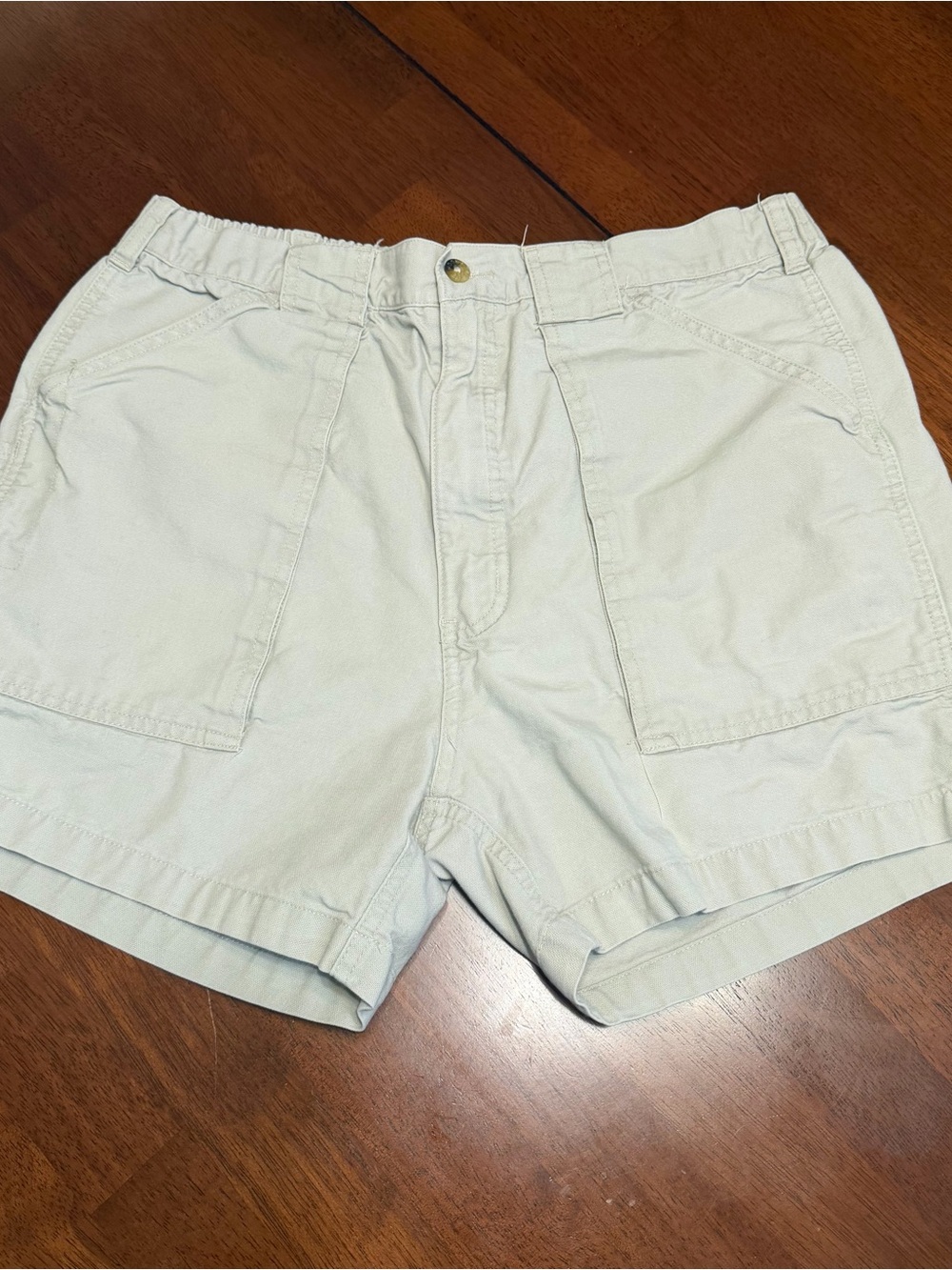 Hook & Tackle Beer Can Shorts Men’s 36X4.5 Khaki Fishing Cargo Utility Cotton
